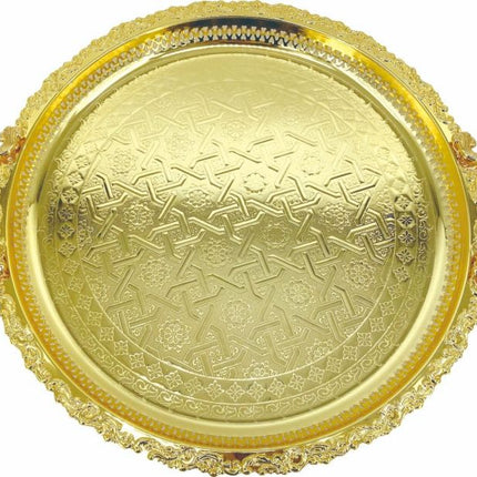Marokkaanse dienblad goud 38.5 cm