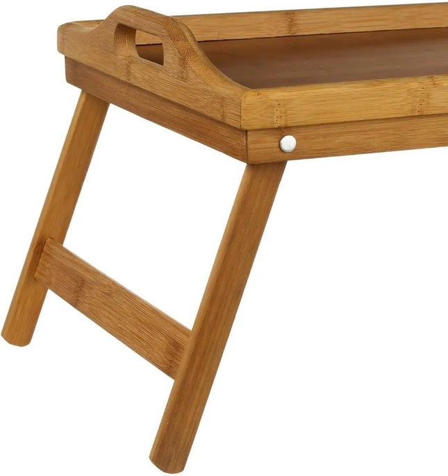 Ontbijt op bed tafeltje/dienblad rechthoekig 50 x 30 cm bamboe