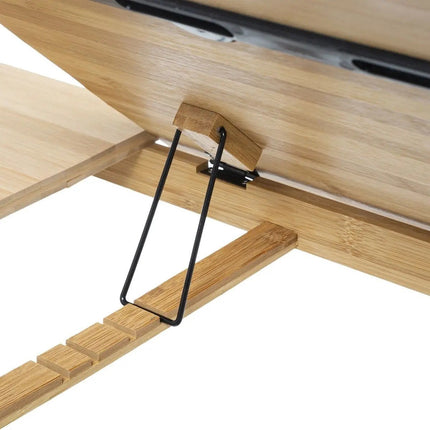 Ontbijt op bed/laptoptafeltje/dienblad Smart 54 x 34 cm bamboe