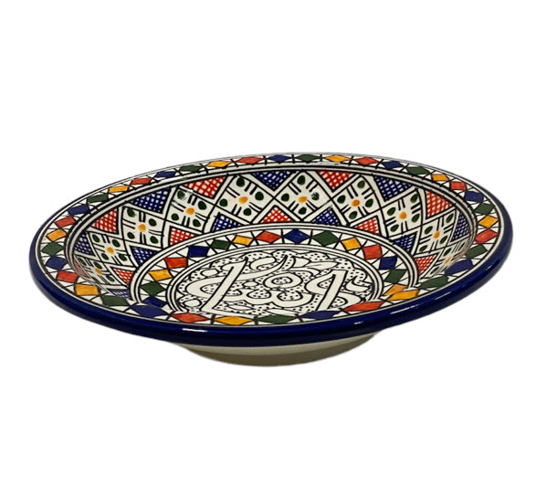 Assiette creuse marocaine Fès Ø25