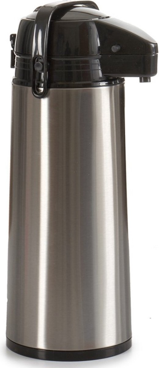 Stainless steel thermos with pump dispenser (1.9 L)