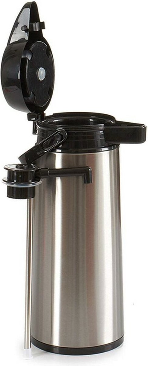 Stainless steel thermos with pump dispenser (1.9 L)
