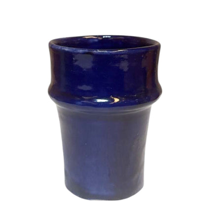 Marokkaanse Bekers – Gekleurd Aardewerk – Handgemaakt – Ø7 cm x 9.5 cm