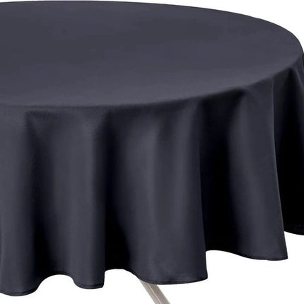Tafelkleed Grijs anti vlek - Rond - Dia 180 cm - Anti vlekken
