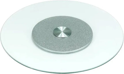 SpinMaster Glass - Roterende Serveerschaal - draaiend - 60 - cm - gehard - glas - transparant