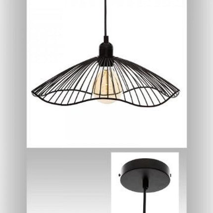Hanglamp Galt diam 34 cm zwart metaaldraad