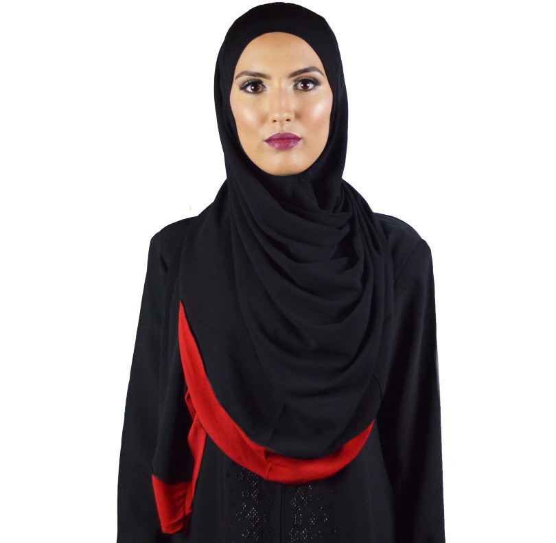 Hijab Instant en Mousseline Prêt-à-porter