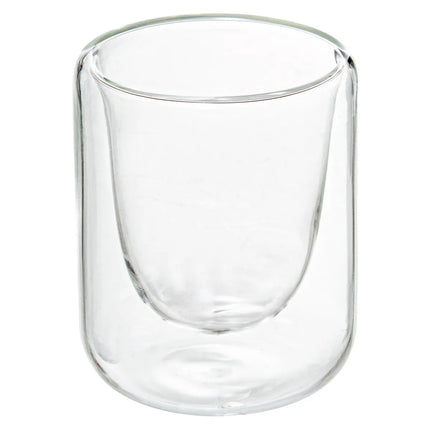 Dubbelwandige koffie/thee glazen - 4 stuks + onderzetters - Espressoglas - 80ML