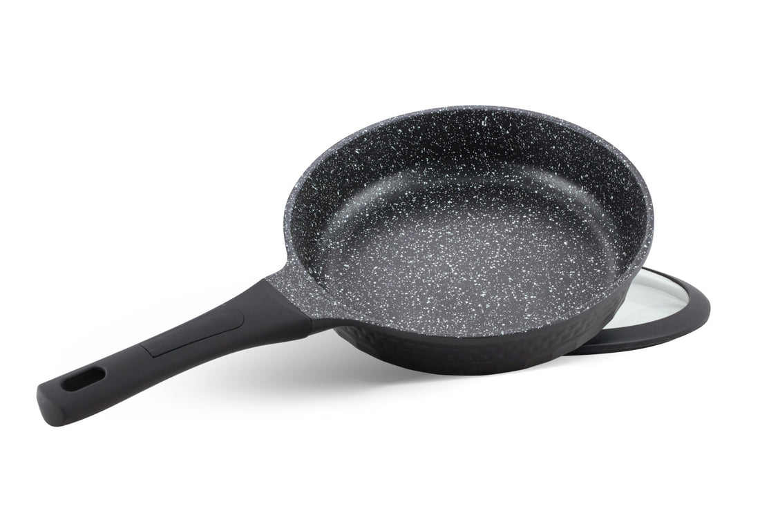 Batterie de cuisine Edenberg Luxe 10 pièces avec revêtement en céramique/marbre