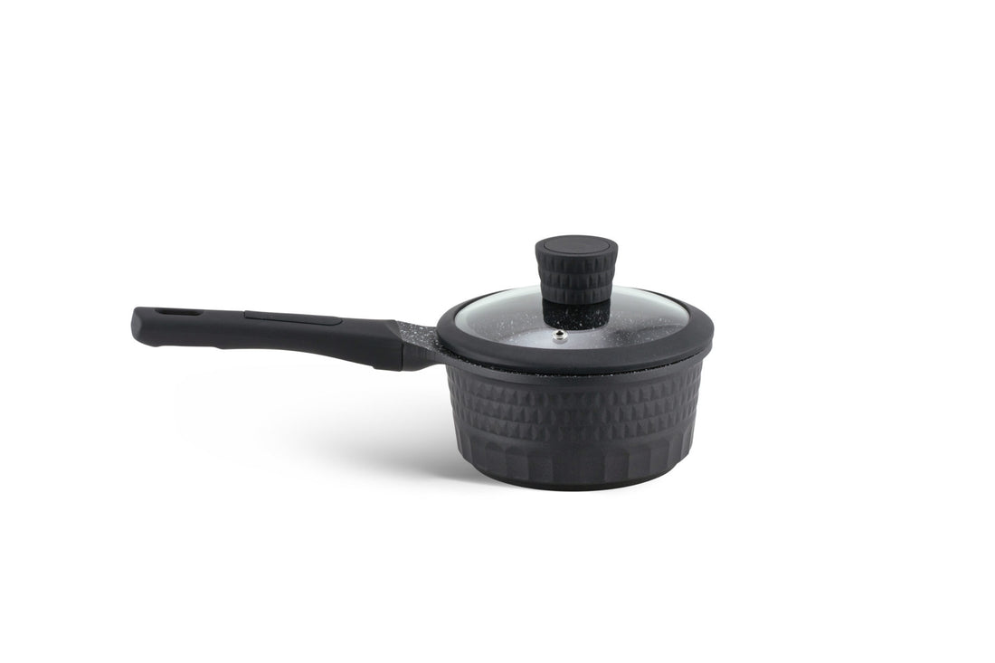 Batterie de cuisine Edenberg Luxe 10 pièces avec revêtement en céramique/marbre