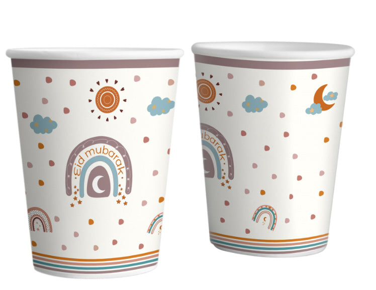 Cups - Eid Rainbow (set of 6)