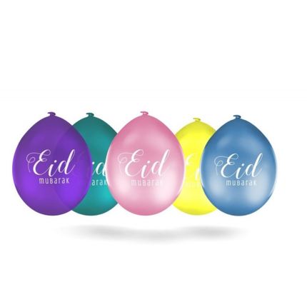 Ballonnen Eid assorti kleuren (10 stuks)