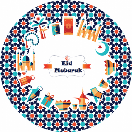 Eid borden (6 stuks)