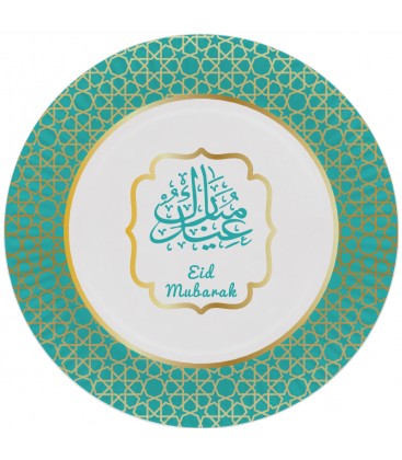 EID MUBARAK BORDEN (SET VAN 6) MINT-GOUD