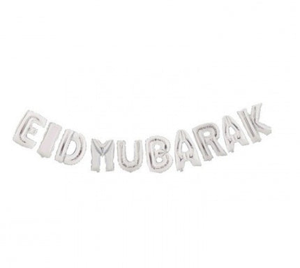 EID MUBARAK Ballon in Zilver