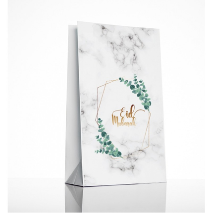 Cadeauzakjes eid mobarak- Marmer Eucalyptus (6 Stuks)
