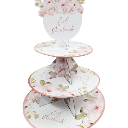 Eid mubarak etagère Rose Gold Cardboard