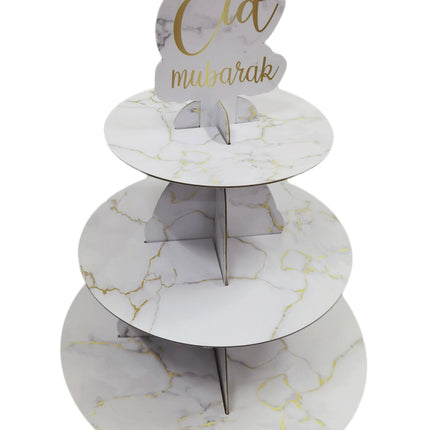 Eid mubarak etagère marmer goud