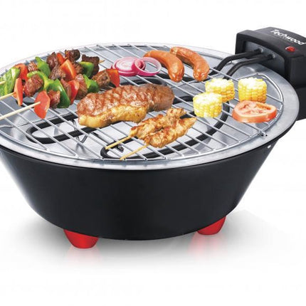Techwood - Elektrische barbecue - Ø31 cm - Tafelbarbecue - compact en lichtgewicht