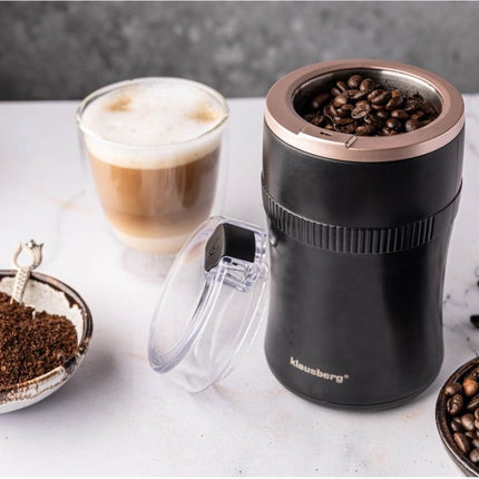 Klausberg - Elektrische koffiemolen - zwart