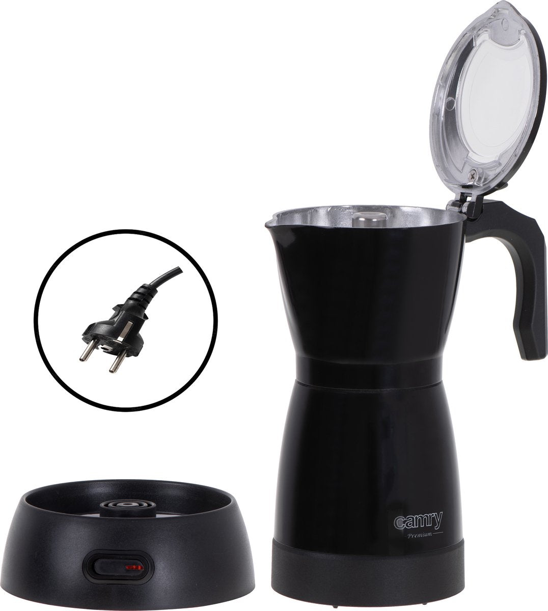 Electric Moka pot - 300 ml - for 6 cups