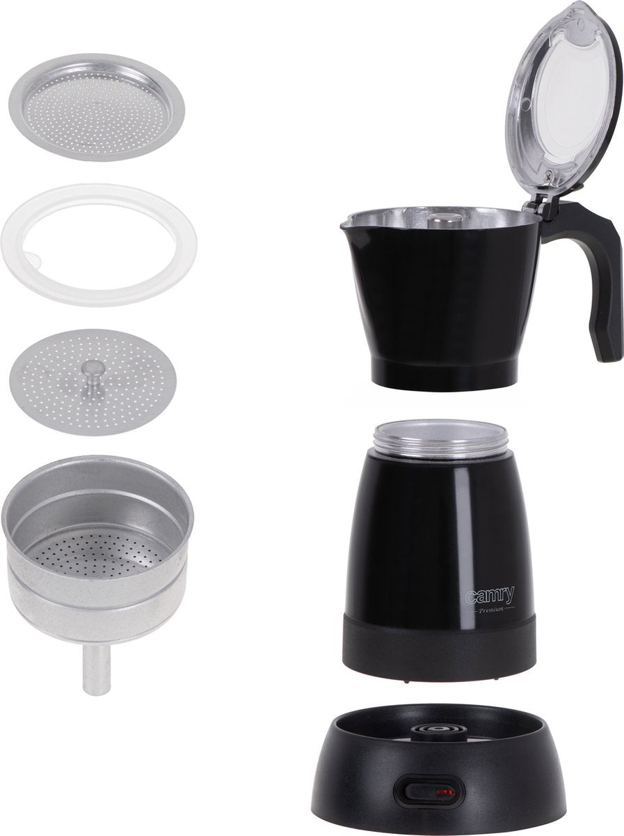 Electric Moka pot - 300 ml - for 6 cups