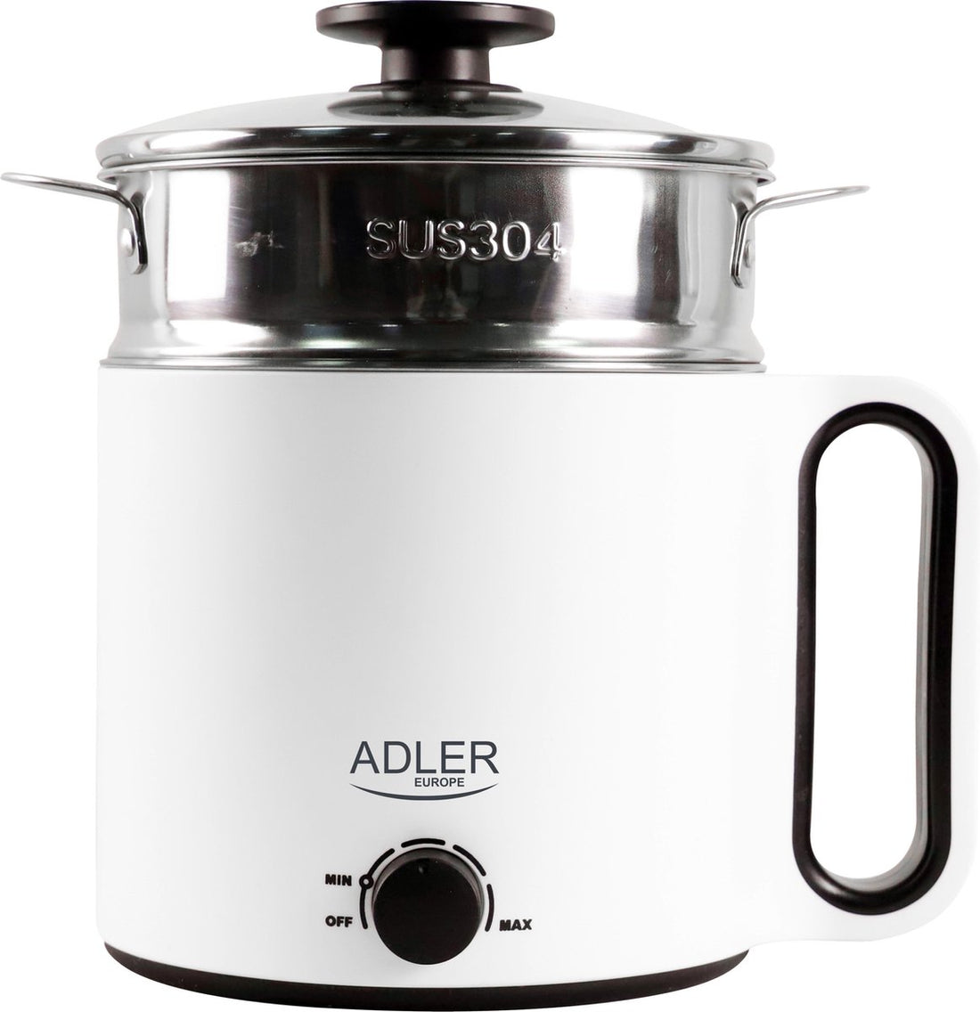 Adler AD-6417 - Electric pan - 5 in 1 - white - 1.9 liters