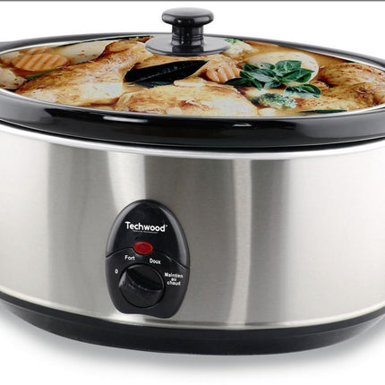 Techwood - Elektrische slowcooker - rvs - 4.5 L