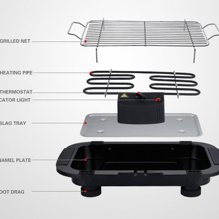 Elektrische Tafelbarbecue - barbecue grill