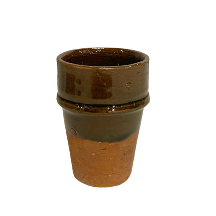 Marokkaanse half geglazuurd Espresso kopjes 70 ml