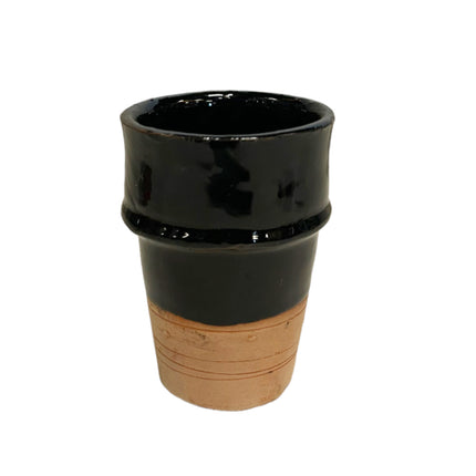 Marokkaanse half geglazuurd Espresso kopjes 70 ml