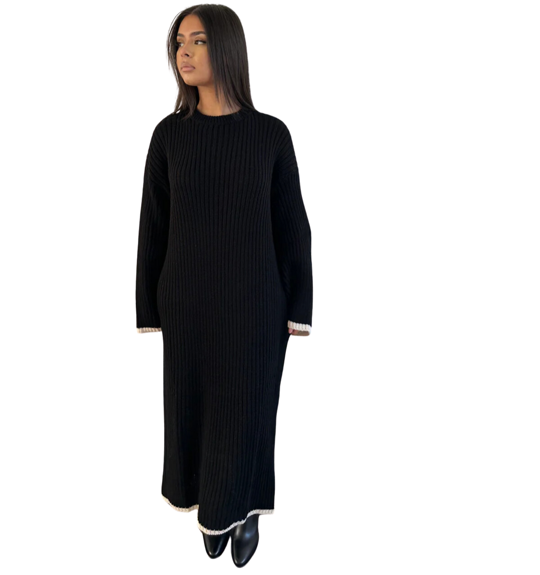 Robe côtelée