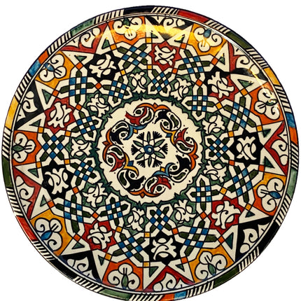 Aardewerk schaal Fes Ø35