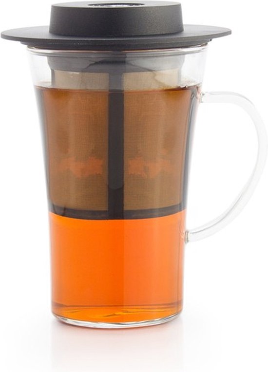 Verre à thé avec filtre et couvercle 280 ML