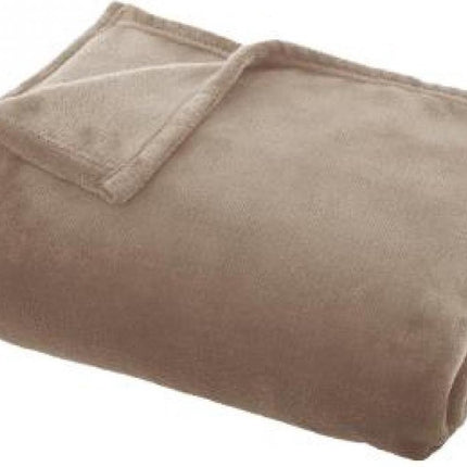 Atmosphera - Plaid - Flanel - Beige - 130 x 180 cm