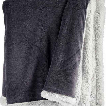 Fleece Deken Grijs Wit (130 x 170 cm)