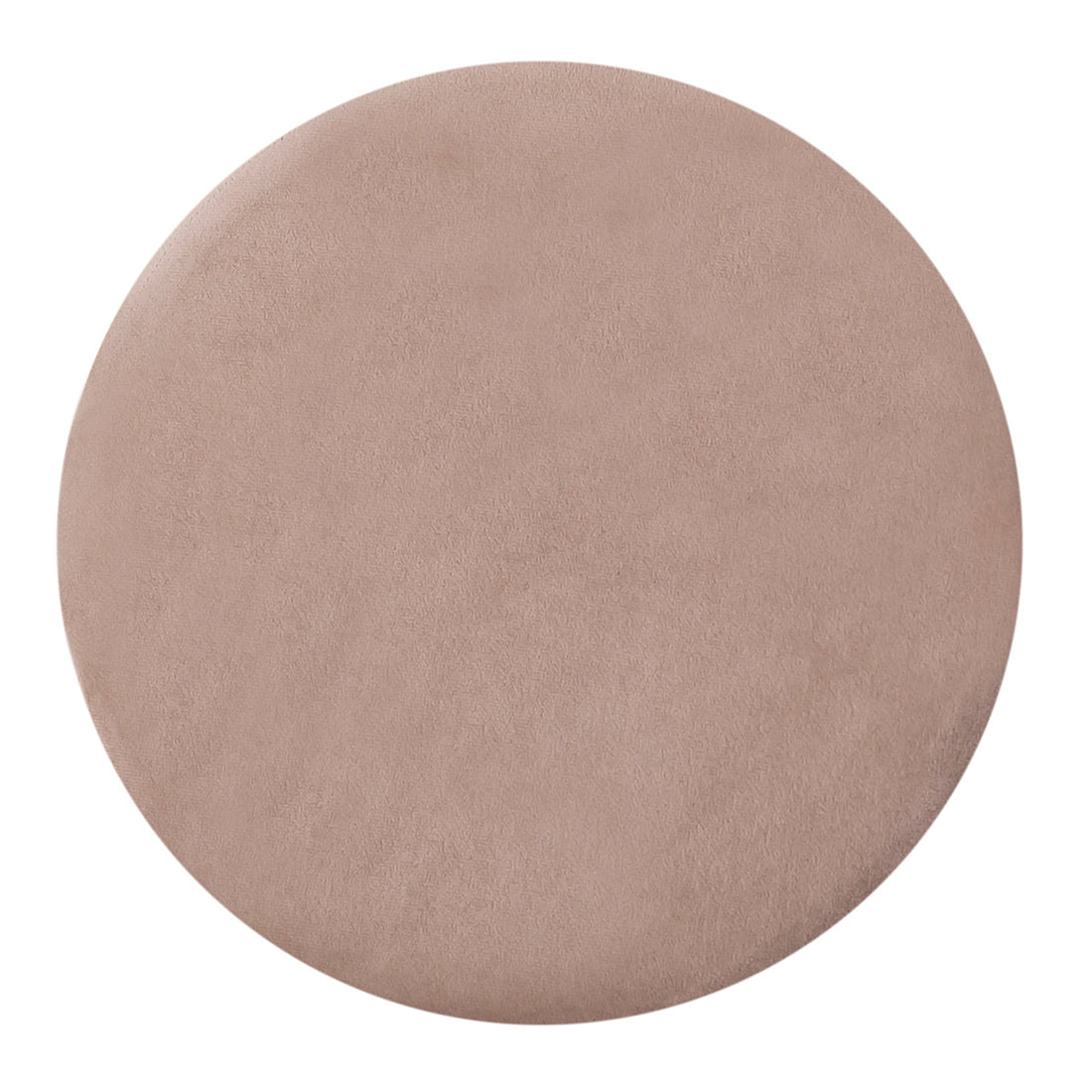Velvet stool - Modern - Round - Velvet & Metal pouffe Ø 31 H 43 cm