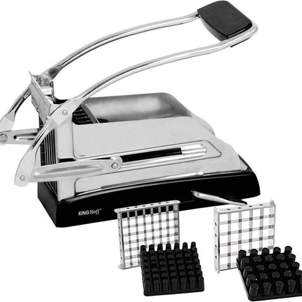 Frietsnijder - 2 maten - 13 x 27 x 9 cm - RVS