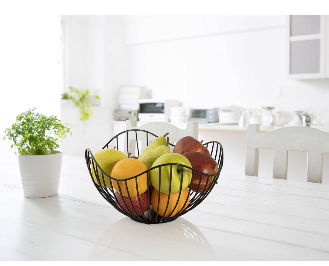 Black Metal Fruit Bowl
