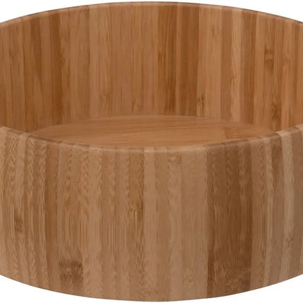 5Five Fruitschaal/fruitmand Bali - bamboe hout - D29 x H10 cm - bruin - rond