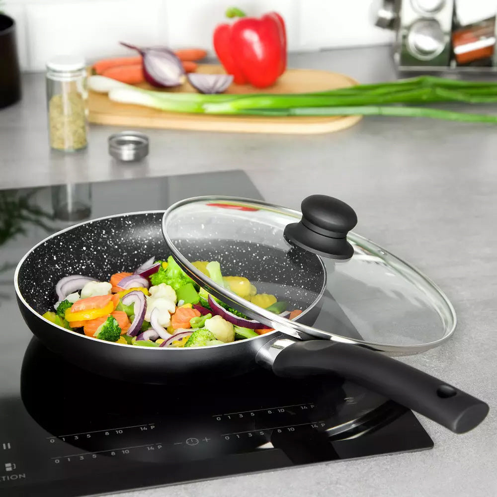 Kinghoff koekenpan met deksel KH-3956 – Ø 22, 24 of 28 cm, ook voor inductie – foto 8