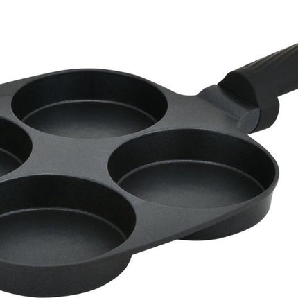 Gebakken ei-pan, pannenkoekenpan - 4 vakjes omelet Pan-Koekenpan - Ontbijt Maker - eierpan - Alle kookplaten