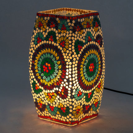 Gecraqueleerd Mozaïek Lamp 17x17x31 cm