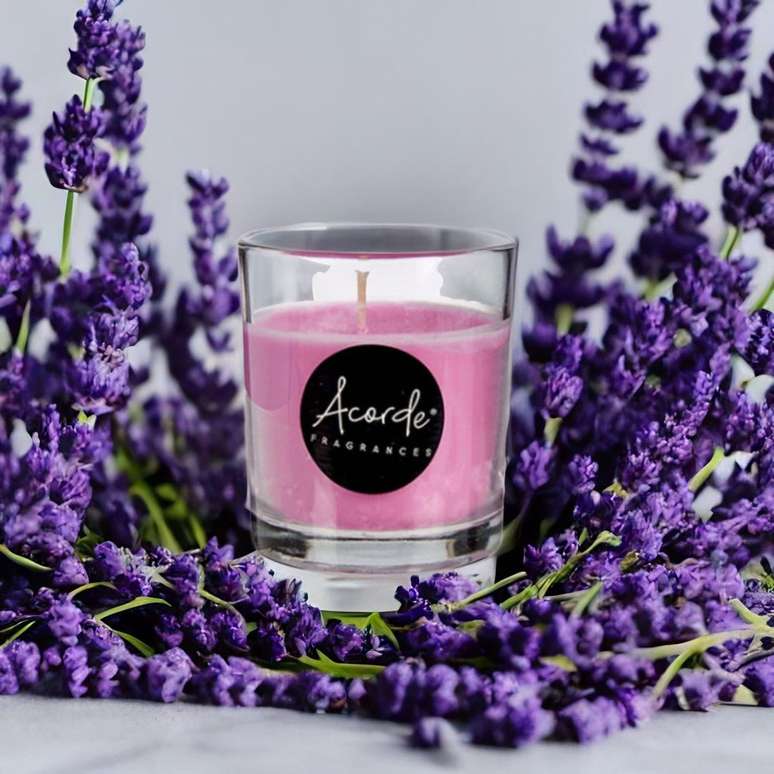 Acorde - Bougie parfumée Lavande - 30 heures de combustion