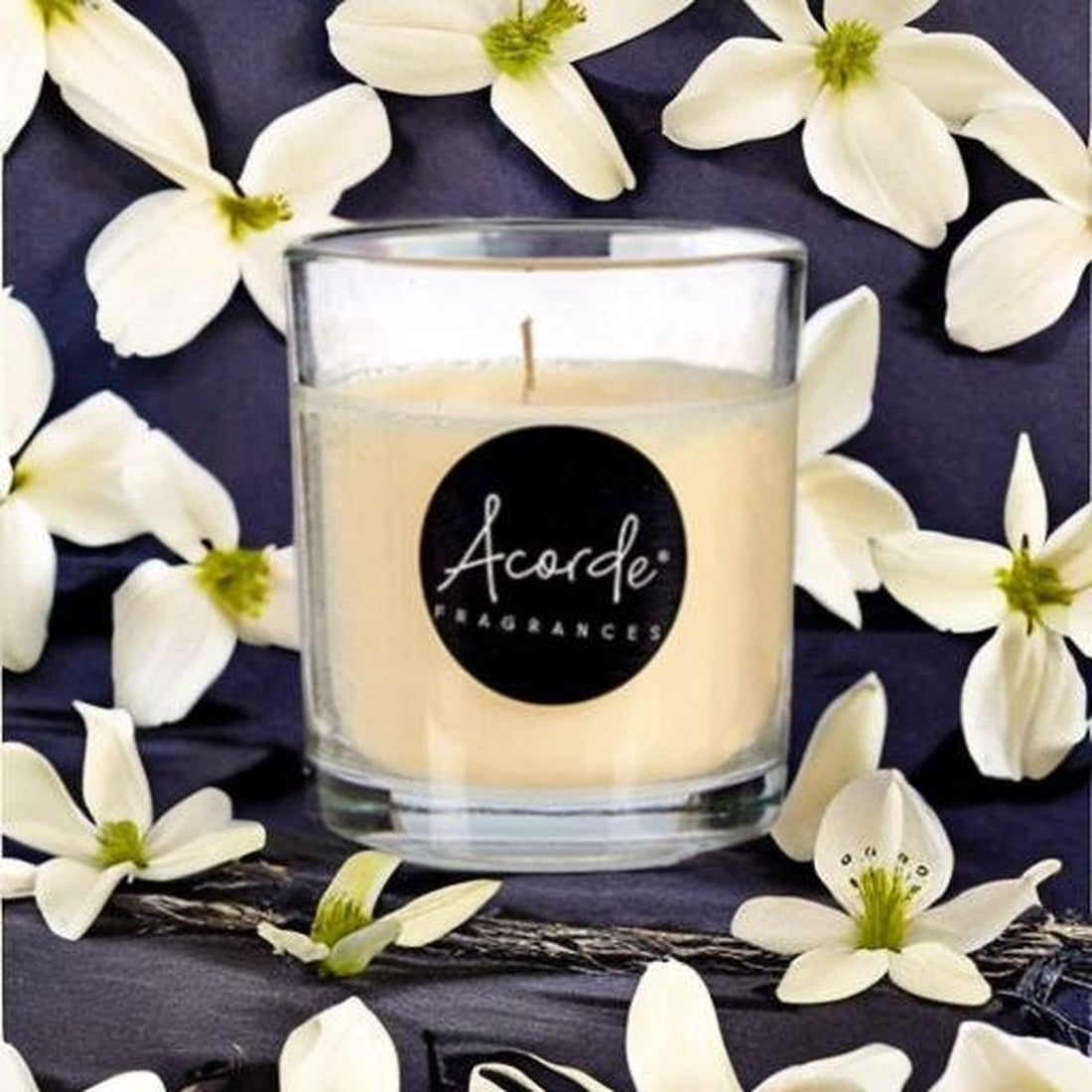 Acorde - Bougie parfumée Vanille - 30 heures de combustion