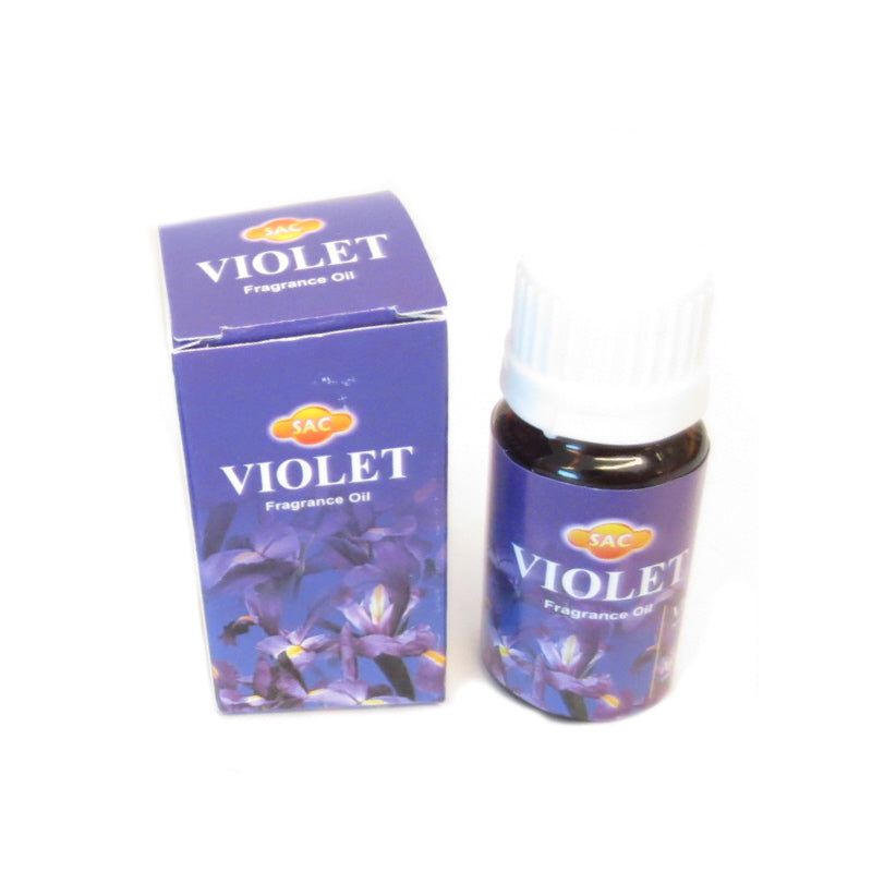SAC geurolie Violet 10 ml – met druppelaar, voor oliebrander en diffuser
