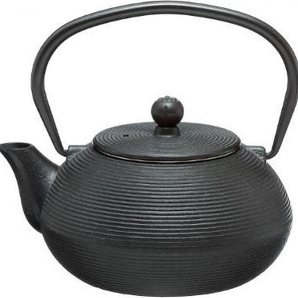Gietijzeren theepot - Traditioneel Japans - Zwart