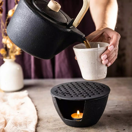 Kinghoff - Gietijzeren warmhoudplaat