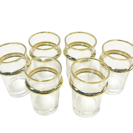Marokkaans design Beldi glazen 6 stuks