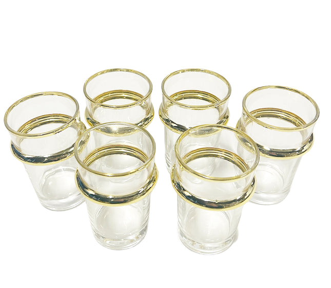 Marokkaans design Beldi glazen 6 stuks